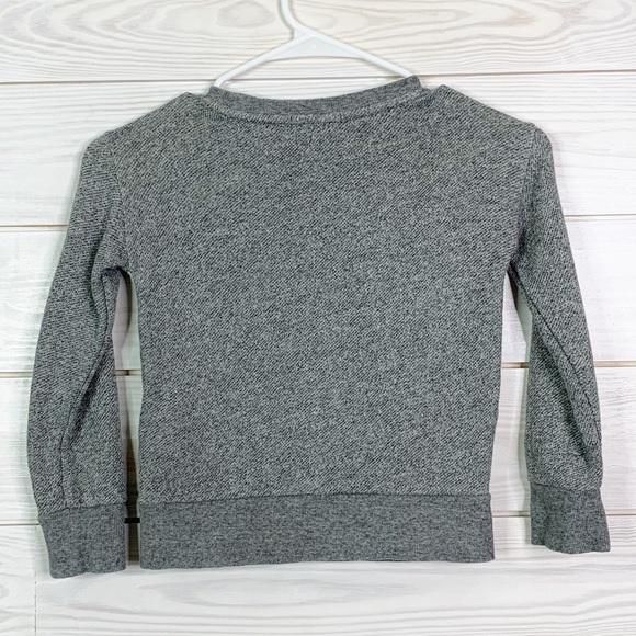 Gap Kids size 4-5 XS gray rose design - Picture 2 of 3